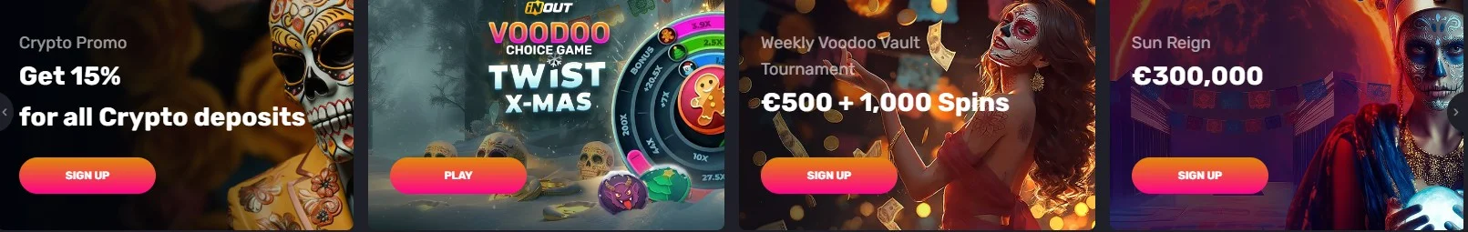Voodoo Casino banner